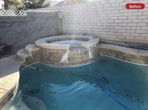 pool before image
